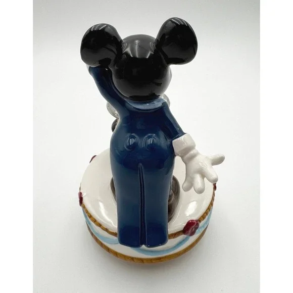 VTG Schmid Mickey Mouse Disney Birthday Cake Music Figurine Collectible 1978 NWT - Picture 3 of 11